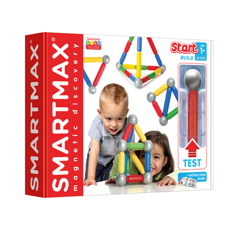 SMARTMAX Start Set, Magnetic Building, 23 Pieces SMX309US